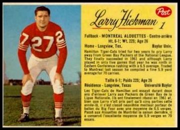 1 Larry Hickman
